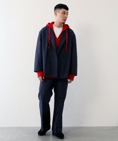 JOINT WORKS(ジョイントワークス)の「JW-OVER W BREASTED ジャケット(テーラードジャケット・メンズ・ブラック/カーキ・SMALL/MEDIUM/LARGE)」の7枚目の写真