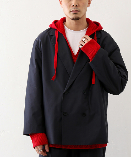JOINT WORKS(ジョイントワークス)の「JW-OVER W BREASTED ジャケット(テーラードジャケット・メンズ・ブラック/カーキ・SMALL/MEDIUM/LARGE)」の11枚目の写真