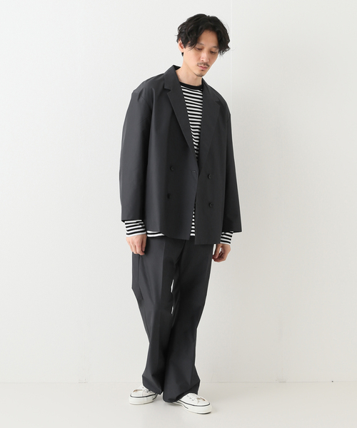 JOINT WORKS(ジョイントワークス)の「JW-OVER W BREASTED ジャケット(テーラードジャケット・メンズ・ブラック/カーキ・SMALL/MEDIUM/LARGE)」の12枚目の写真