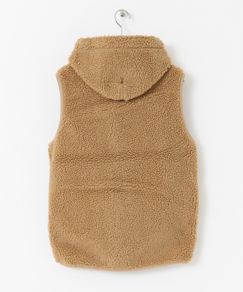 GYMPHLEX（ジムフレックス）の「GYMPHLEX　BOA HOODED VEST（ベスト・レディース・ブラウン/アイボリー/グレー系その他・14）」の13枚目の写真