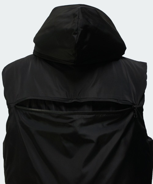 SISE(シセ)の「SISE STOLE DOWN VEST(ダウンベスト・メンズ・ブラック・MEDIUM/LARGE)」の8枚目の写真