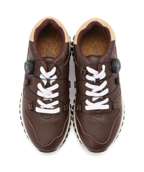 PG（ピージー）の「pg/ピージー　NAUGHTY ノーティー　レザースニーカー（スニーカー・メンズ・ブラウン・42/43/41）」の3枚目の写真