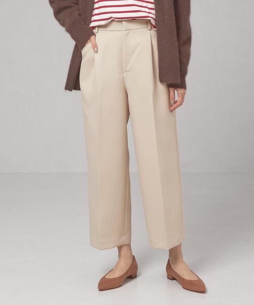 closet story（クローゼットストーリー）の「＜closet story＞タック ワイドクロップド パンツ -ウォッシャブル-（その他パンツ・レディース・ケリー/ナチュラル・FREE）」の2枚目の写真