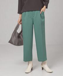 closet story | ＜closet story＞タック ワイドクロップド パンツ -ウォッシャブル-(その他パンツ)