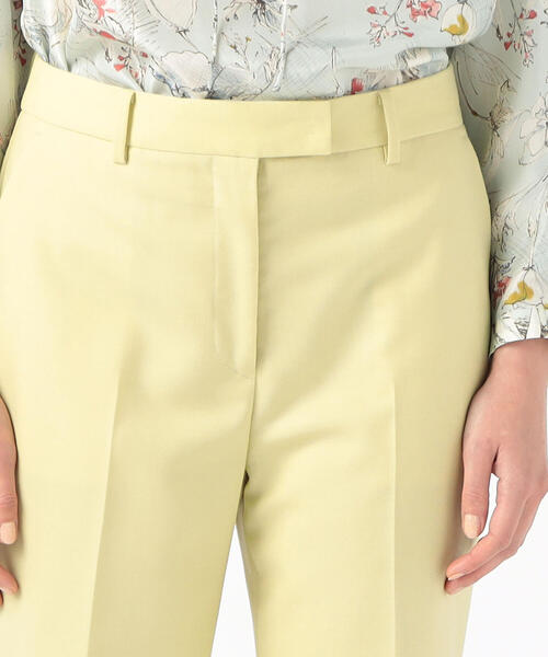 TOMORROWLAND （トゥモローランド）の「タスマニアウールオックス シガレットパンツ（スラックス・レディース・ライトイエロー/ライトピンク・36/34/32）」の12枚目の写真