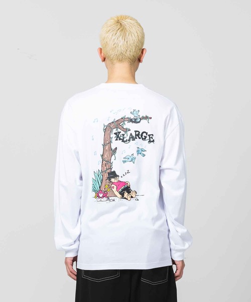 XLARGE（エクストララージ）の「DAYDREAM L/S TEE（Tシャツ/カットソー・メンズ・グリーン/ホワイト/ブラック・L/S/XL/M）」の2枚目の写真