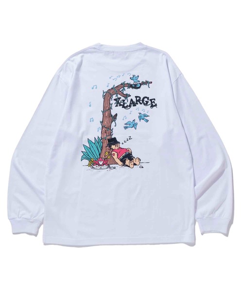XLARGE（エクストララージ）の「DAYDREAM L/S TEE（Tシャツ/カットソー・メンズ・グリーン/ホワイト/ブラック・L/S/XL/M）」の13枚目の写真