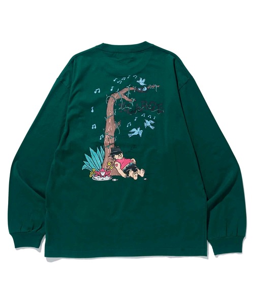 XLARGE（エクストララージ）の「DAYDREAM L/S TEE（Tシャツ/カットソー・メンズ・グリーン/ホワイト/ブラック・L/S/XL/M）」の14枚目の写真