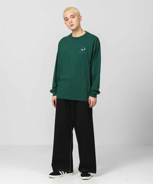 XLARGE（エクストララージ）の「DAYDREAM L/S TEE（Tシャツ/カットソー・メンズ・グリーン/ホワイト/ブラック・L/S/XL/M）」の9枚目の写真