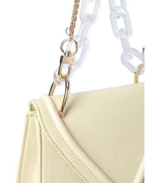 MERCURYDUO(マーキュリーデュオ)の「アクリルハンドルミニバッグ(ショルダーバッグ・レディース・ピンク/イエロー・FREE)」の8枚目の写真