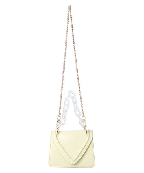 MERCURYDUO(マーキュリーデュオ)の「アクリルハンドルミニバッグ(ショルダーバッグ・レディース・ピンク/イエロー・FREE)」の15枚目の写真