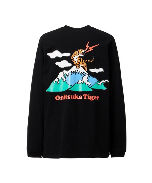 Onitsuka Tiger（オニツカタイガー）の「LS GRAPHIC TEE（Tシャツ/カットソー・レディース・ブラック/ホワイト・S/M/L/XL）」の2枚目の写真