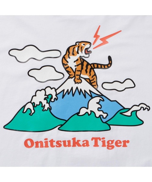 Onitsuka Tiger（オニツカタイガー）の「LS GRAPHIC TEE（Tシャツ/カットソー・レディース・ブラック/ホワイト・S/M/L/XL）」の7枚目の写真