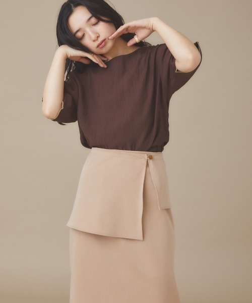moi tytto（モイテュット）の「取り外しペプラムスカート（スカート