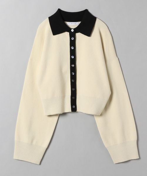 JEANASIS（ジーナシス）の「12Gソウバリエリツキショートカーディガン/265289（カーディガン/ボレロ・レディース・ブルー/ホワイト系その他/ピンク系その他/ネイビー系・FREE）」の2枚目の写真