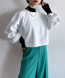 PAGEBOY | マシュマロショートクループルオーバー(ニット/セーター)