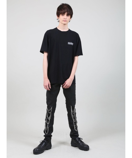 GalaabenD（ガラアーベント）の「シルケットシャイニーリアルブラックコーティングチェーンデニムパンツ（デニムパンツ・メンズ・ブラック・S/M）」の17枚目の写真