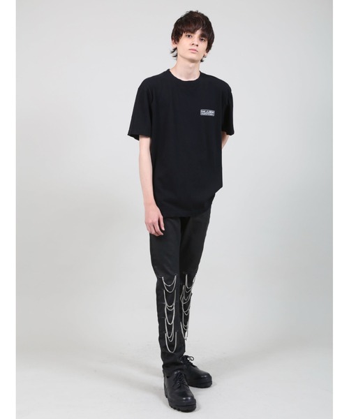 GalaabenD（ガラアーベント）の「シルケットシャイニーリアルブラックコーティングチェーンデニムパンツ（デニムパンツ・メンズ・ブラック・S/M）」の18枚目の写真