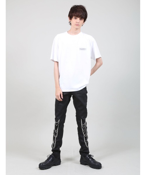 GalaabenD（ガラアーベント）の「シルケットシャイニーリアルブラックコーティングチェーンデニムパンツ（デニムパンツ・メンズ・ブラック・S/M）」の19枚目の写真