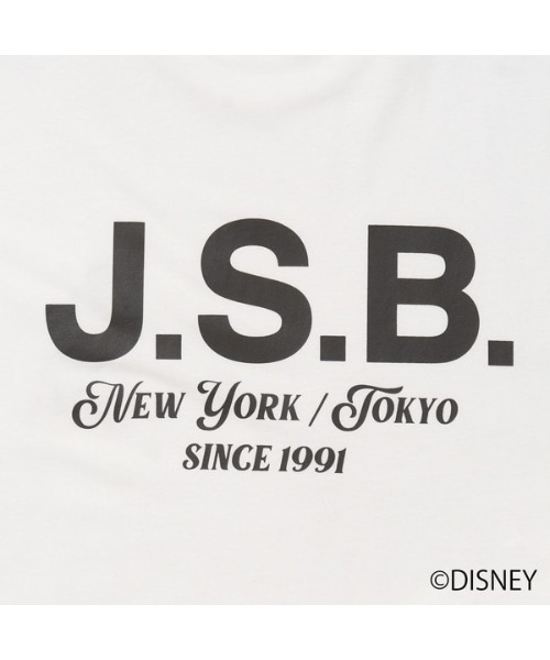 J.S.B.(ジェーエスビー)の「Mickey Mouse / S/S Tee(Tシャツ/カットソー・メンズ・ホワイト/ブラック・S/M/L/XL)」の8枚目の写真