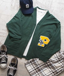 U.S. POLO ASSN. | ∴WEGO/【一部店限定】別注 USPOLO BIGロゴ刺繍スウェットカーディガン(カーディガン/ボレロ)