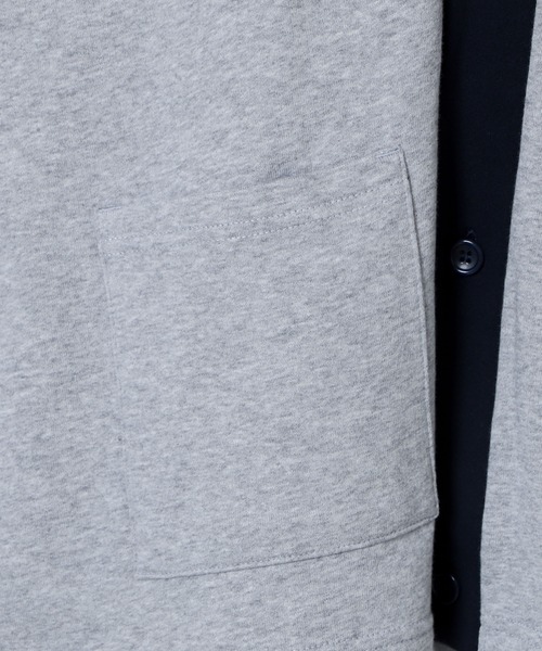 U.S. POLO ASSN.（ユーエスポロアッスン）の「∴WEGO/U.S.POLO ASSN.別注 BIGロゴ刺繍スウェットカーディガン（カーディガン/ボレロ・メンズ・ダークグリーン/ネイビー/オートミール/杢グレー・MEDIUM/LARGE）」の13枚目の写真