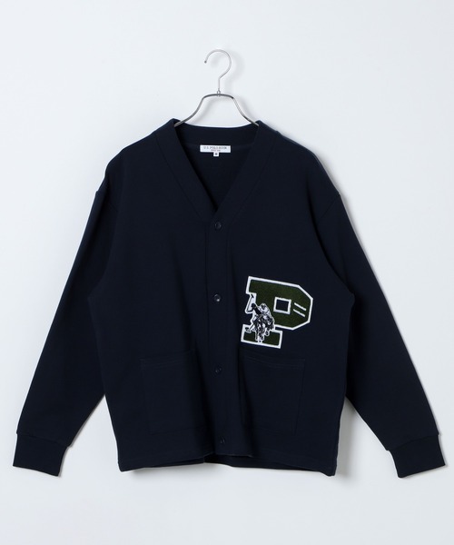 U.S. POLO ASSN.（ユーエスポロアッスン）の「∴WEGO/U.S.POLO ASSN.別注 BIGロゴ刺繍スウェットカーディガン（カーディガン/ボレロ・メンズ・ダークグリーン/ネイビー/オートミール/杢グレー・MEDIUM/LARGE）」の16枚目の写真
