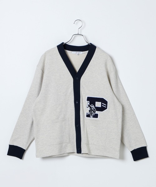 U.S. POLO ASSN.（ユーエスポロアッスン）の「∴WEGO/U.S.POLO ASSN.別注 BIGロゴ刺繍スウェットカーディガン（カーディガン/ボレロ・メンズ・ダークグリーン/ネイビー/オートミール/杢グレー・MEDIUM/LARGE）」の18枚目の写真