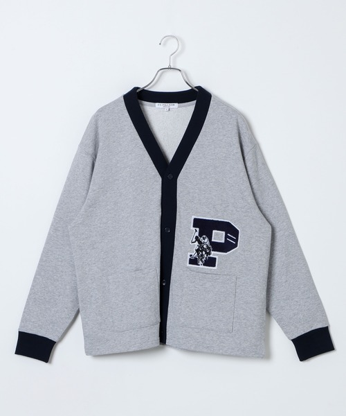 U.S. POLO ASSN.（ユーエスポロアッスン）の「∴WEGO/U.S.POLO ASSN.別注 BIGロゴ刺繍スウェットカーディガン（カーディガン/ボレロ・メンズ・ダークグリーン/ネイビー/オートミール/杢グレー・MEDIUM/LARGE）」の19枚目の写真