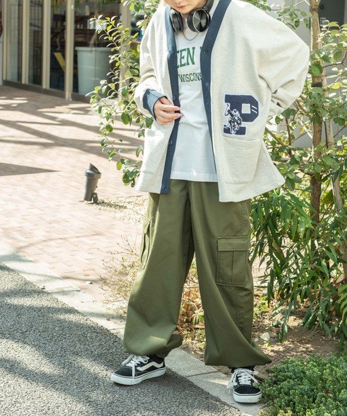 U.S. POLO ASSN.（ユーエスポロアッスン）の「∴WEGO/U.S.POLO ASSN.別注 BIGロゴ刺繍スウェットカーディガン（カーディガン/ボレロ・メンズ・ダークグリーン/ネイビー/オートミール/杢グレー・MEDIUM/LARGE）」の21枚目の写真