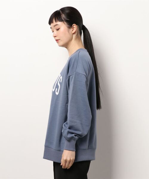 GeeRA（ジーラ）の「カレッジロゴスウェット（Tシャツ/カットソー・レディース・ブラック/チャコール/アイボリー/ブルー・X-LARGE/MEDIUM/LARGE/SMALL/XX-LARGE）」の12枚目の写真