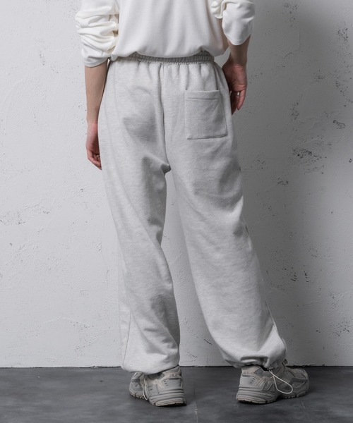 Adoon plain（アドーンプレーン）の「【Adoon plain】ドローストリングスウェットパンツ（スウェットパンツ・メンズ・ライトグレー/ブラック・FREE）」の15枚目の写真