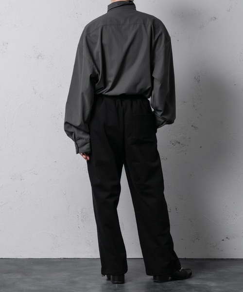 Adoon plain（アドーンプレーン）の「【Adoon plain】ドローストリングスウェットパンツ（スウェットパンツ・メンズ・ライトグレー/ブラック・FREE）」の18枚目の写真