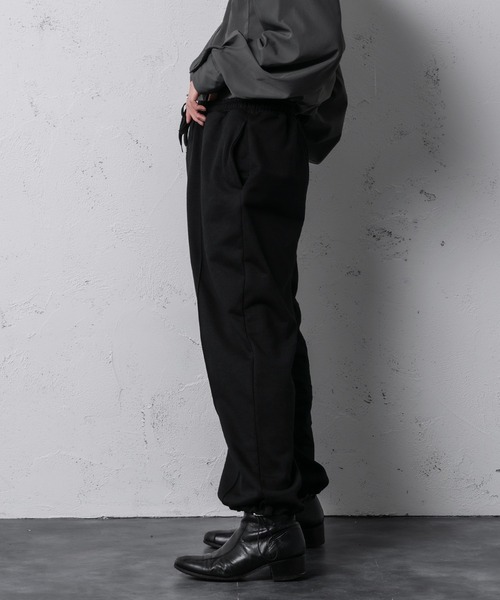 Adoon plain（アドーンプレーン）の「【Adoon plain】ドローストリングスウェットパンツ（スウェットパンツ・メンズ・ライトグレー/ブラック・FREE）」の16枚目の写真