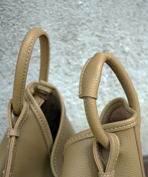 Marient（マリエント）の「2way Tote Shoulder Bag/トートショルダーバッグ（トートバッグ・レディース・ベージュ/ブラック・FREE）」の4枚目の写真