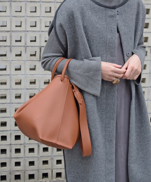 Marient（マリエント）の「2way Tote Shoulder Bag/トートショルダーバッグ（トートバッグ・レディース・ベージュ/ブラック・FREE）」の18枚目の写真