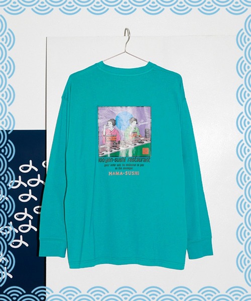 PAGEBOY（ページボーイ）の「はま寿司×PAGEBOYコラボロンT（Tシャツ/カットソー・レディース・ホワイト/オフホワイト/ピンク/ミント・FREE）」の3枚目の写真