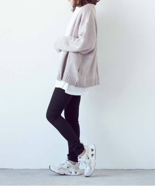 Bling Leads(ブリングリーズ)の「★Bling leads★5ゲージモヘアタッチ ビッグカーディガン(カーディガン/ボレロ・レディース・ブルー/ブラック/ライトグレー/グリーン/マスタード/オレンジ/エメラルド/レッド/チャコールグレー・MEDIUM/LARGE)」の20枚目の写真