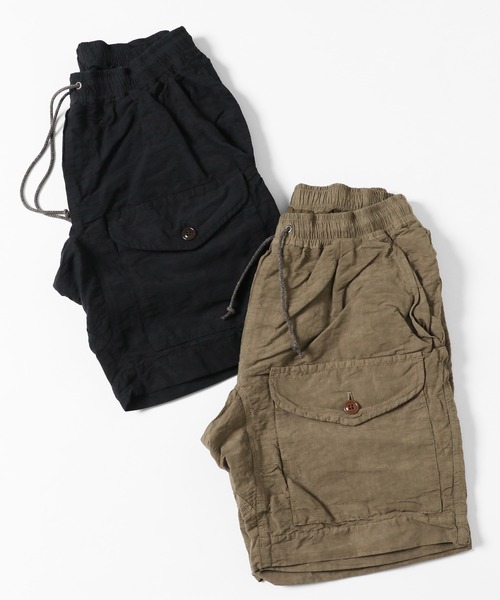 GYPSY&SONS(ジプシーアンドサンズ)の「C/L BUSH SHORTS(その他パンツ・メンズ・ブラウン/ブラック・MEDIUM/LARGE)」の4枚目の写真
