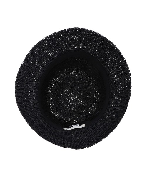 CONTROL FREAK / CTFK（コントロールフリーク）の「Control Freak ラフィアバケットハット 214-120707（ハット・レディース・ブラック/ベージュ/ブラウン・FREE）」の10枚目の写真