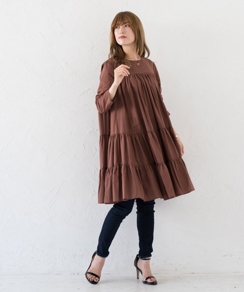 セール ブランド古着 長袖ワンピース ワンピース Loungedress ラウンジドレス のファッション通販 Zozoused