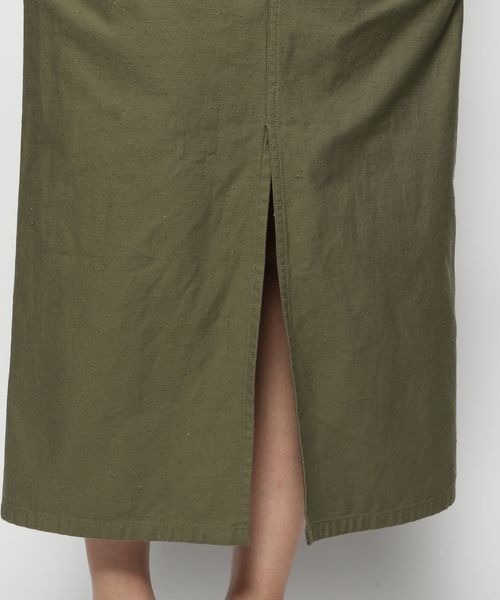 yuw（ユウ）の「ベアトップワークジャンスカ　275105（ワンピース・レディース・グリーン/ブラック/ブルー・FREE）」の10枚目の写真