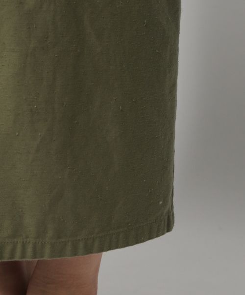 yuw（ユウ）の「ベアトップワークジャンスカ　275105（ワンピース・レディース・グリーン/ブラック/ブルー・FREE）」の8枚目の写真