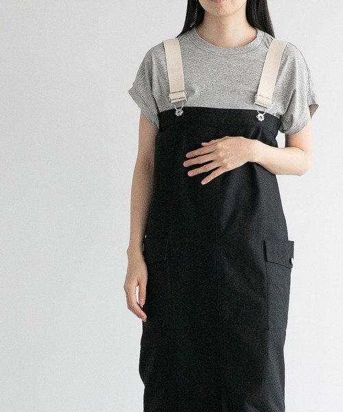 yuw（ユウ）の「ベアトップワークジャンスカ　275105（ワンピース・レディース・グリーン/ブラック/ブルー・FREE）」の18枚目の写真