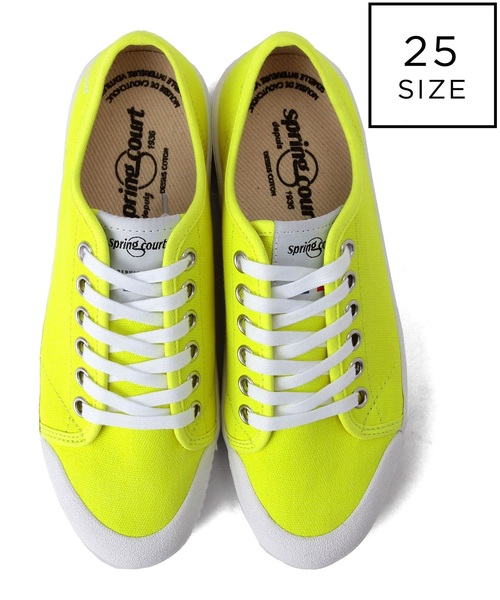 Spring Court（スプリングコート）の「スプリングコート/Spring Court G2 SNK（スニーカー・レディース・グレー/ネイビー/イエロー/ホワイト・38/37/36）」の4枚目の写真