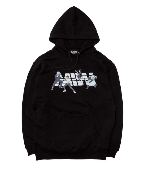 呪術廻戦(ジュジュツカイセン)の「MIW × 劇場版 呪術廻戦0 pull over hoodie sweat 狗巻棘,乙骨憂太,禪院真希,パンダ / プルオーバーフーディースウェットイヌマキトゲ、オッコツユウタ、ゼンインマキ、パンダ【SP】(パーカー・メンズ・ブラック/ホワイト・L/XL/M)」の2枚目の写真
