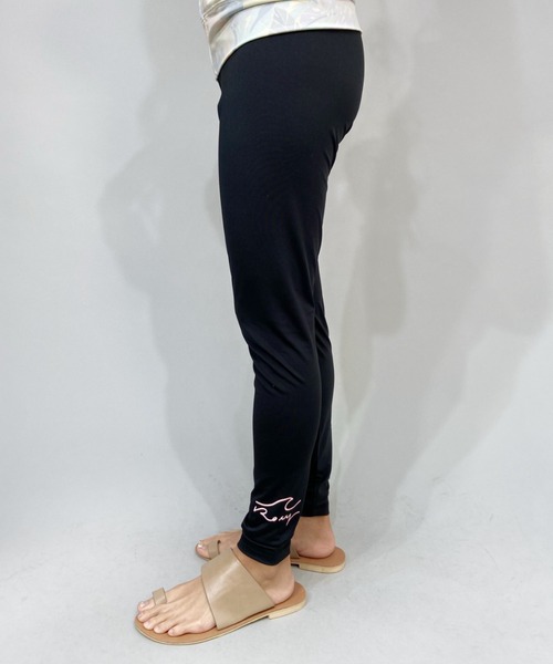 ROXY(ロキシー)の「ROXY/ロキシー 水陸両用 無地ワンポイントロゴレギンス RLY225069(スイムグッズ・レディース・ブラック/ブラック×ブルー/ホワイト系その他/ブラック×ピンク/ブラック系その他・L/M/S)」の5枚目の写真