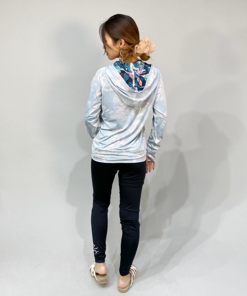 ROXY(ロキシー)の「ROXY/ロキシー 水陸両用 無地ワンポイントロゴレギンス RLY225069(スイムグッズ・レディース・ブラック/ブラック×ブルー/ホワイト系その他/ブラック×ピンク/ブラック系その他・L/M/S)」の12枚目の写真