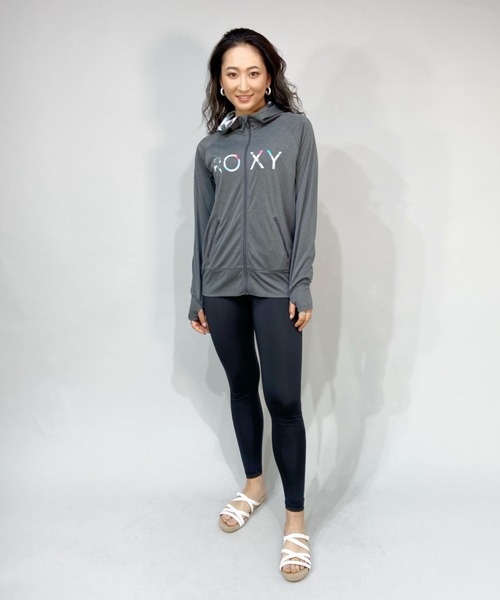 ROXY(ロキシー)の「ROXY/ロキシー 水陸両用 無地ワンポイントロゴレギンス RLY225069(スイムグッズ・レディース・ブラック/ブラック×ブルー/ホワイト系その他/ブラック×ピンク/ブラック系その他・L/M/S)」の20枚目の写真