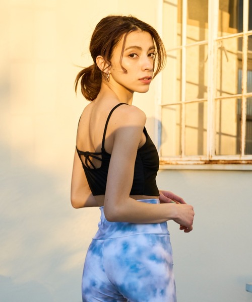 EGOIST（エゴイスト）の「EGOIST/エゴイスト  水陸両用  無地/ ニュアンス柄フィットネスブラトップ/セットアップ対応  24818（水着・レディース・ブラック/ブラウン/グリーン・11号/9号）」の20枚目の写真